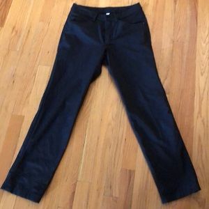 Lululemon zip and button fly. Lightly worn pants.